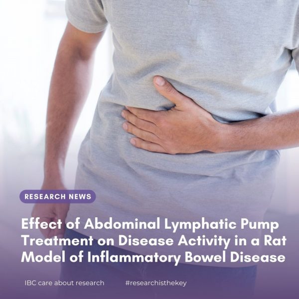 Research: Effect of Abdominal Lymphatic Pump Treatment on Disease Activity in a Rat Model of Inflammatory Bowel Disease