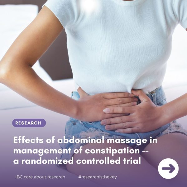 Research: Effects of abdominal massage in management of constipation–a randomized controlled trial